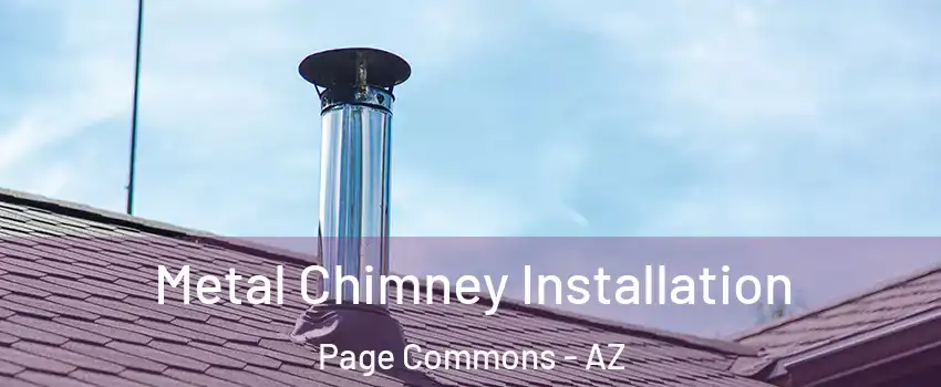 Metal Chimney Installation Page Commons - AZ