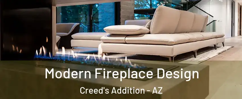 Modern Fireplace Design Creed's Addition - AZ