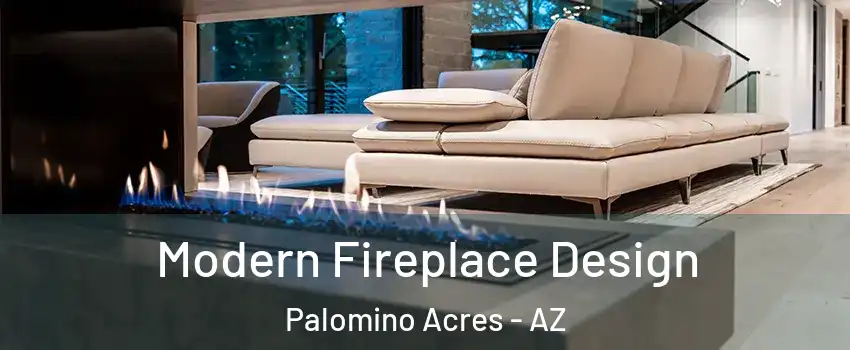 Modern Fireplace Design Palomino Acres - AZ