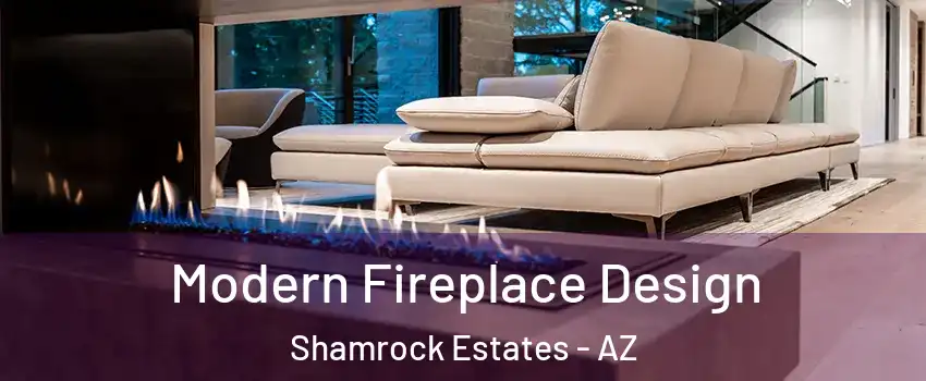 Modern Fireplace Design Shamrock Estates - AZ