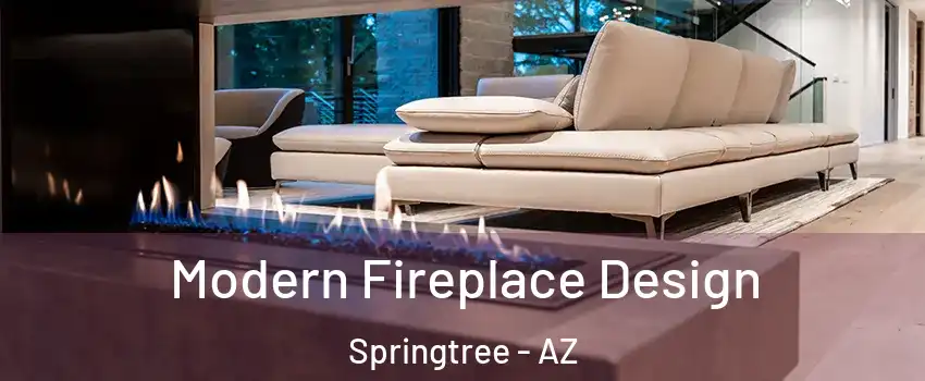 Modern Fireplace Design Springtree - AZ