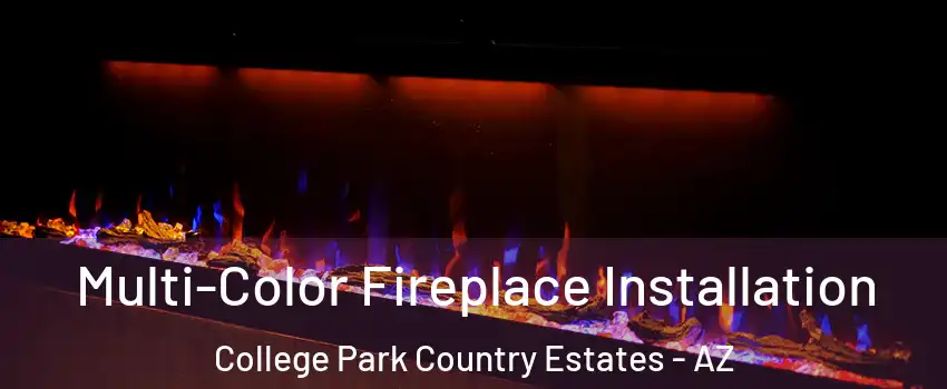 Multi-Color Fireplace Installation College Park Country Estates - AZ