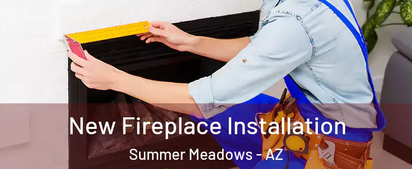 New Fireplace Installation Summer Meadows - AZ