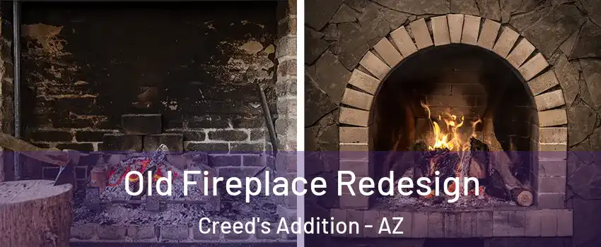 Old Fireplace Redesign Creed's Addition - AZ