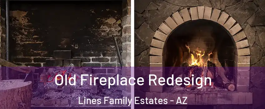 Old Fireplace Redesign Lines Family Estates - AZ