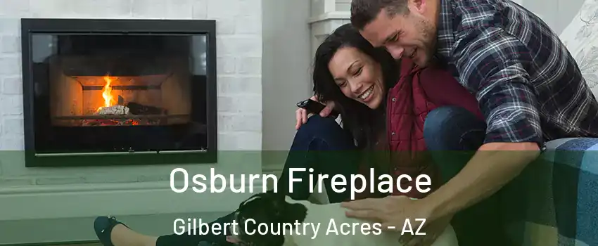 Osburn Fireplace Gilbert Country Acres - AZ