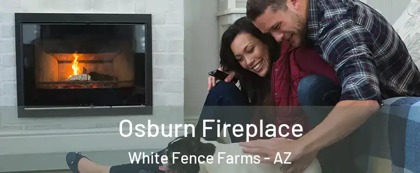 Osburn Fireplace White Fence Farms - AZ
