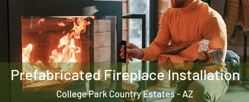 Prefabricated Fireplace Installation College Park Country Estates - AZ
