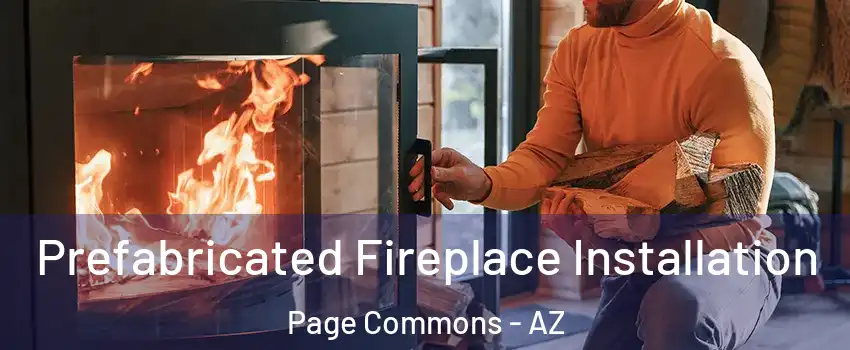 Prefabricated Fireplace Installation Page Commons - AZ
