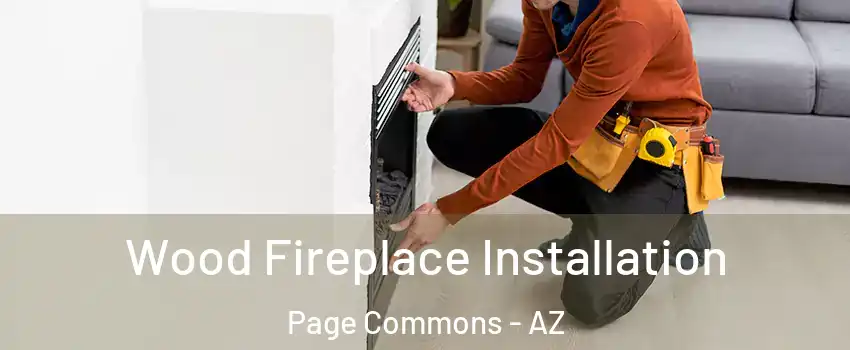 Wood Fireplace Installation Page Commons - AZ